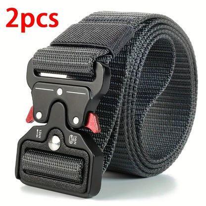 Versatile Tactical Belts for Men and Women - Durable and Adjustable Design for Outdoor Sports and Casual Wear