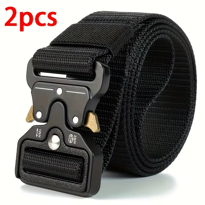 Versatile Tactical Belts for Men and Women - Durable and Adjustable Design for Outdoor Sports and Casual Wear