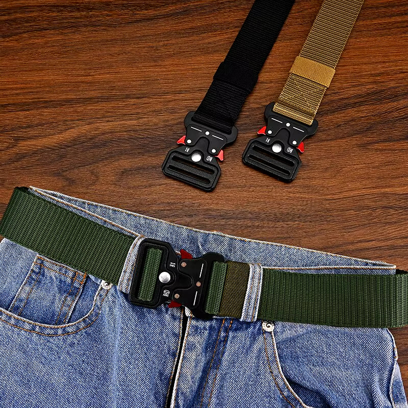 Versatile Tactical Belts for Men and Women - Durable and Adjustable Design for Outdoor Sports and Casual Wear
