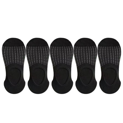Socks Women'S Summer Invisible Short No Show Fashion Lace Breathable Silicone Non-Slip Cotton Boat Socks
