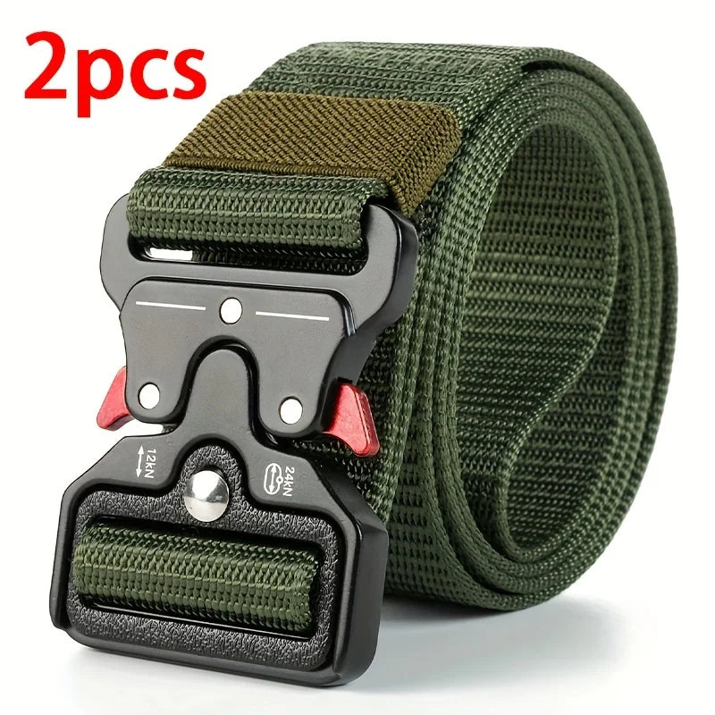 Versatile Tactical Belts for Men and Women - Durable and Adjustable Design for Outdoor Sports and Casual Wear