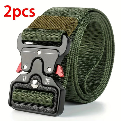 Versatile Tactical Belts for Men and Women - Durable and Adjustable Design for Outdoor Sports and Casual Wear