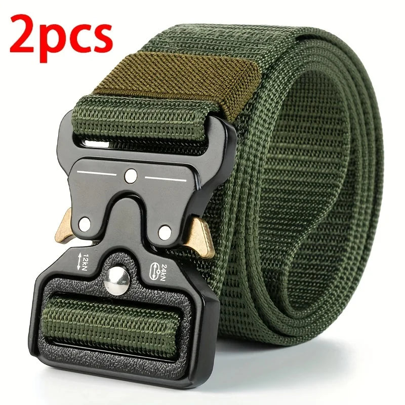 Versatile Tactical Belts for Men and Women - Durable and Adjustable Design for Outdoor Sports and Casual Wear