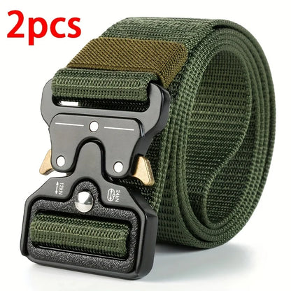 Versatile Tactical Belts for Men and Women - Durable and Adjustable Design for Outdoor Sports and Casual Wear