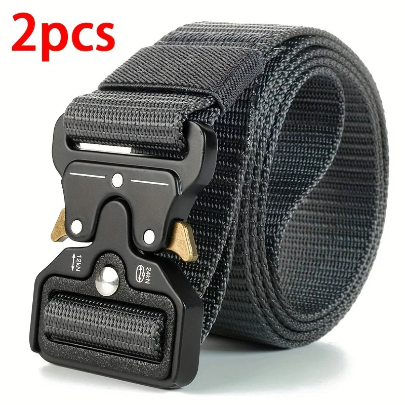 Versatile Tactical Belts for Men and Women - Durable and Adjustable Design for Outdoor Sports and Casual Wear