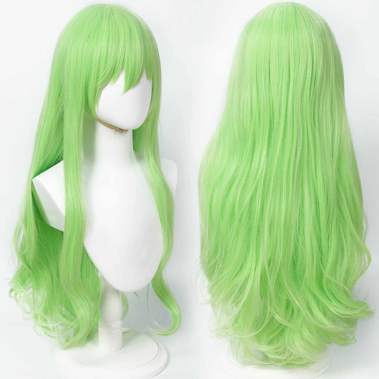 Cosplay Wig Blue Archive Anime Wig Tachibana Hikari Green Game Role-Play Wig Long Synthetic Hair Wig for Anime Party Masquerade