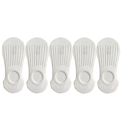 Socks Women'S Summer Invisible Short No Show Fashion Lace Breathable Silicone Non-Slip Cotton Boat Socks