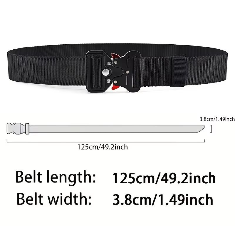 Versatile Tactical Belts for Men and Women - Durable and Adjustable Design for Outdoor Sports and Casual Wear