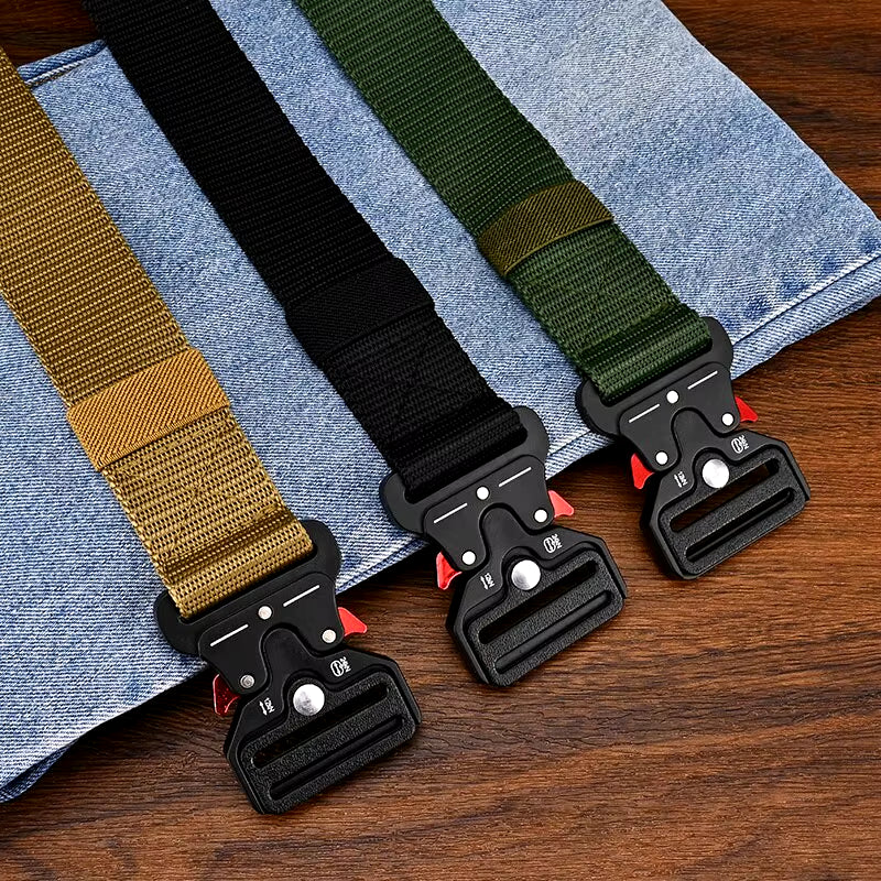 Versatile Tactical Belts for Men and Women - Durable and Adjustable Design for Outdoor Sports and Casual Wear