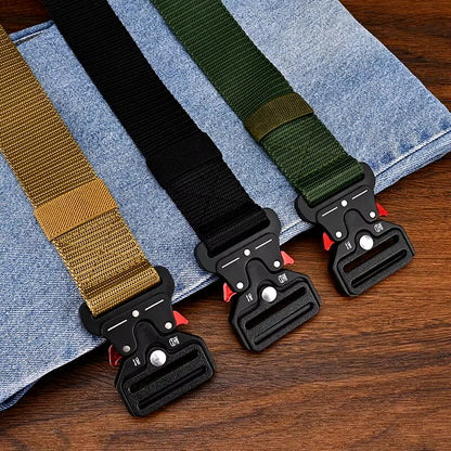 Versatile Tactical Belts for Men and Women - Durable and Adjustable Design for Outdoor Sports and Casual Wear